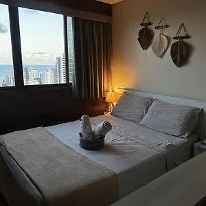 Flat 26º Andar Com Vista O Mar- Próximo Ao Shopping E à Apartamento Recife